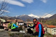 Anello con neve del Monte Gioco da Spettino il 22 marzo 2018